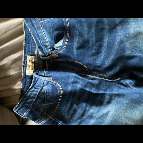 Mrdium rise skinny jeans dark wash size 0 - Picture 7 of 8